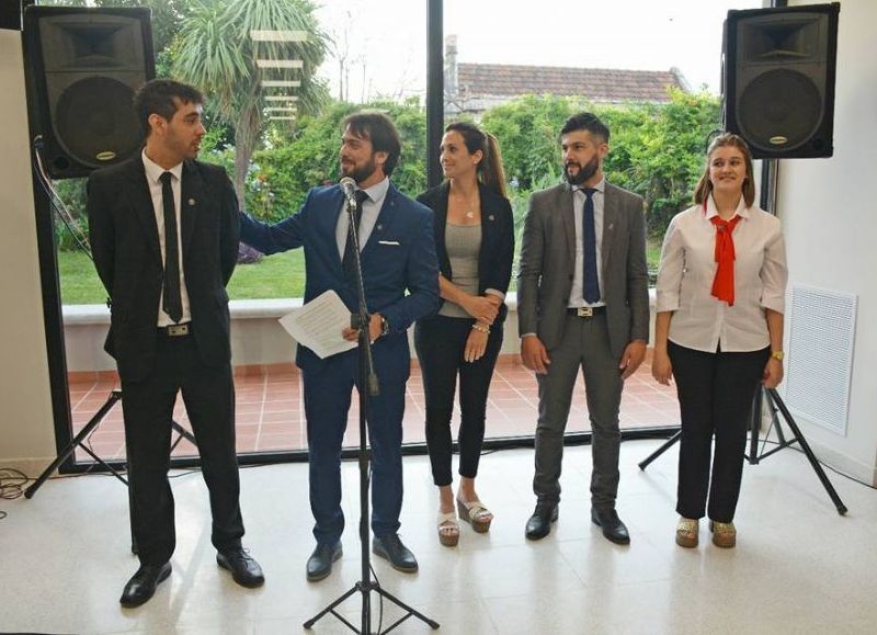 El intendente Francisco Durañona acompañó la inauguración.
