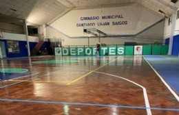 Las mejoras del gimnasio municipal Santiago Lujan Saigós están cerca de completarse