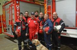 El municipio homenajeó a Camila y la brigada K9 de Bomberos Voluntarios