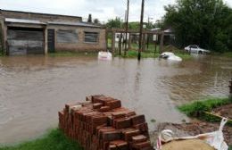 Otra vez barrios bajo el agua en Pergamino