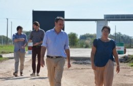 Continúa la obra del Parque Industrial: el intendente recorrió los avances