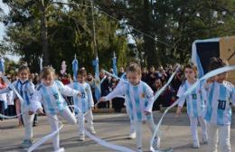 Areco renovó su promesa de lealtad a la bandera argentina