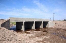 Finalizaron las obras sobre el Puente "Arroyo de Cañada Honda"