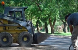 Comenzaron los trabajos de mantenimiento y arreglo de calles en Amespil, Canullo y Los Horneros