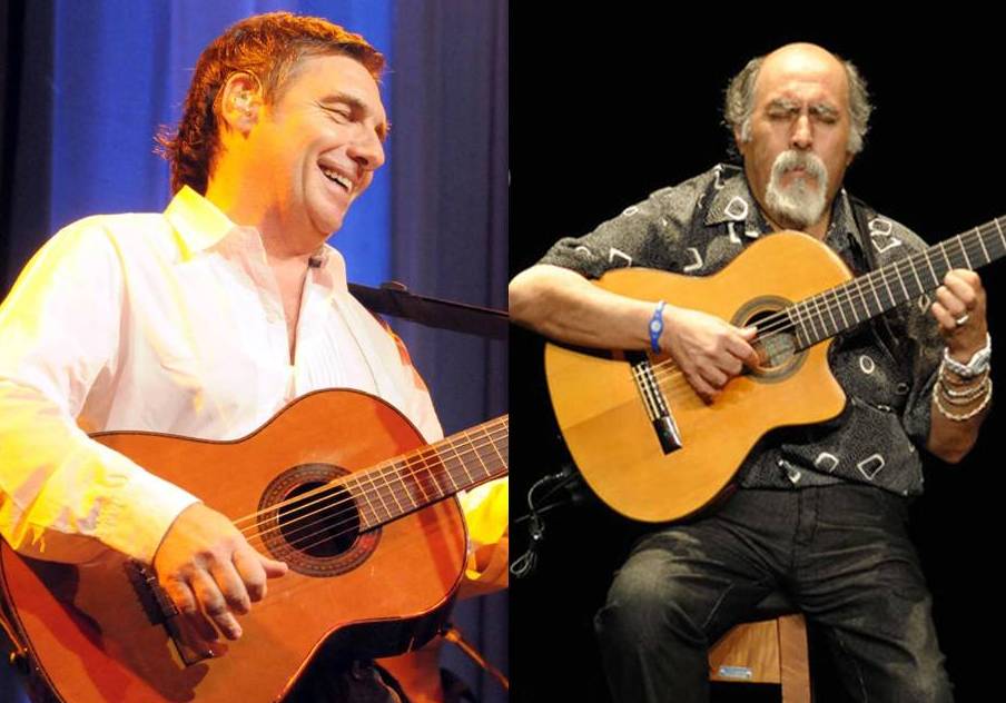 Facundo Saravia y Juanjo Domínguez en la Fiesta Patronal de Duggan