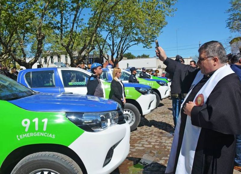 También se sumaron nuevos móviles con el fin de reforzar la seguridad en Areco.