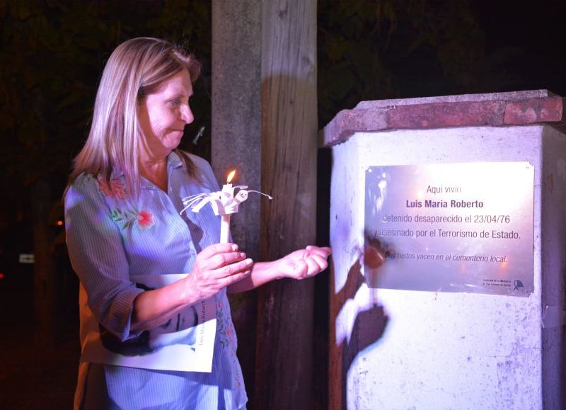 La ciudad realizó un sentido homenaje a los desaparecidos.