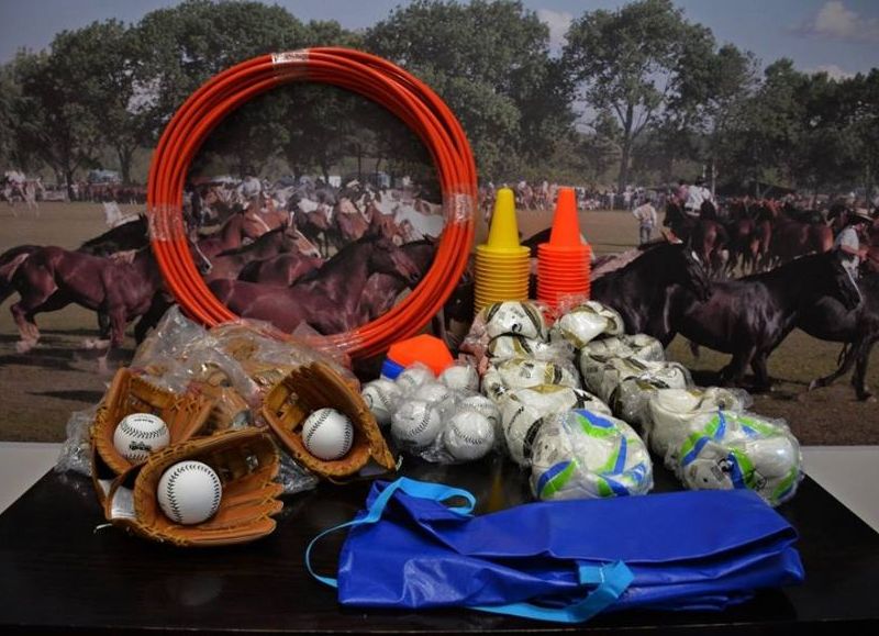 Un gesto que incentiva la actividad deportiva.