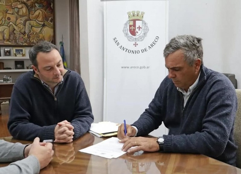 La Municipalidad de San Antonio de Areco avanzó con la firma del conveniode renovación con la Asociación Regional de Productores de Areco.