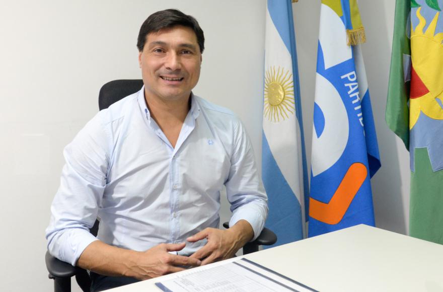 El vicepresidente de OSPRERA, presidente del Partido Fe y diputado nacional por la provincia de Buenos Aires, Pablo Ansaloni.