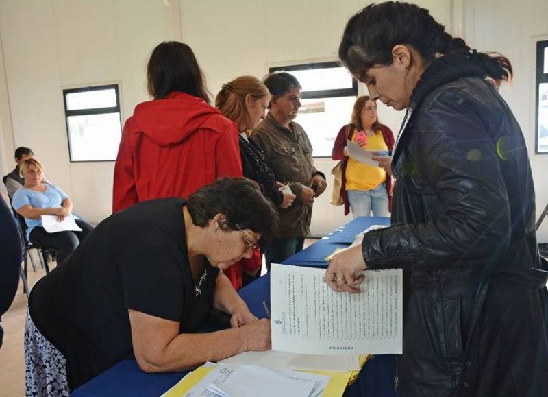 Varios vecinos de la ciudad ya tienen su casa propia.