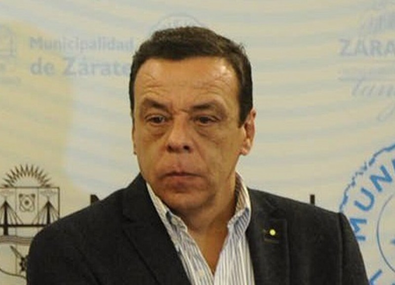 Osvaldo Cáffaro, intendente de Zárate. 