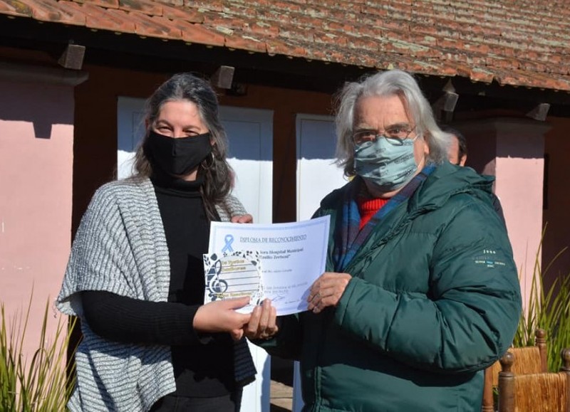 La presentación se desarrolló en el Parque de La Matera, respetando los protocolos vigentes.