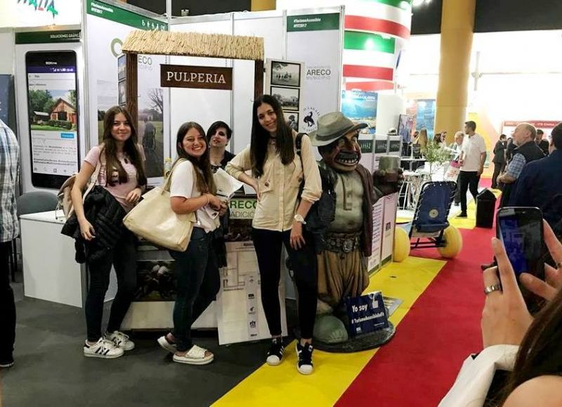 El stand de nuestra ciudad en la feria.