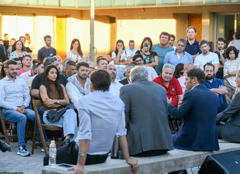 Un pasaje de la charla.