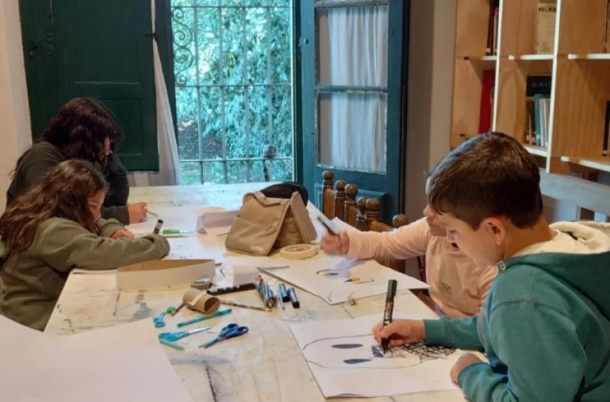 Comenzó el Taller de Arte y Cuentos Infantiles en Areco