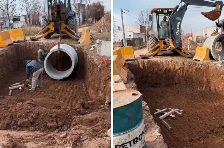 La medida responde a la ejecución de obras de desagües pluviales.