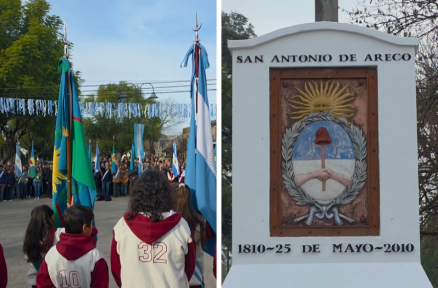 Se realizó el acto por la Revolución de Mayo
