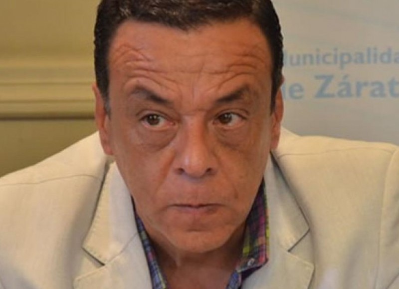 Osvaldo Cáffaro, intendente de Zárate. 