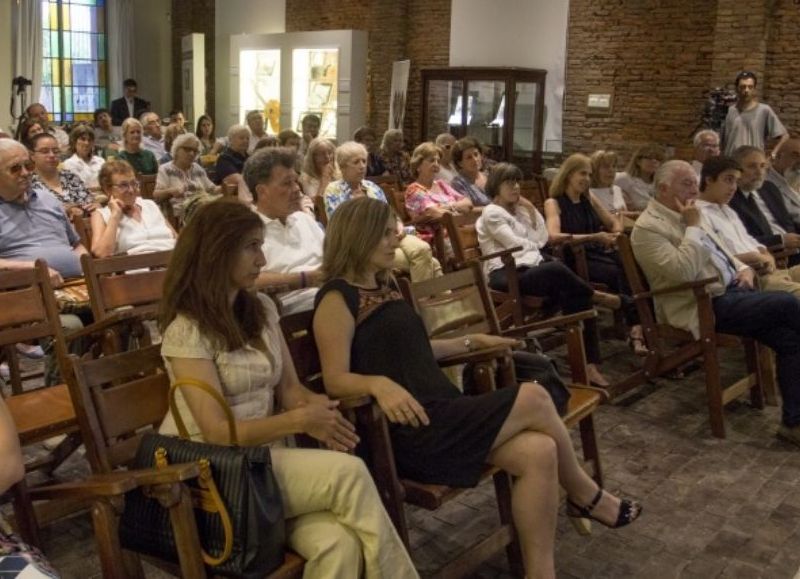 María Kodama compartió reflexiones, anécdotas e historias con el numeroso público que concurrió al Museo La Lilas de Areco.