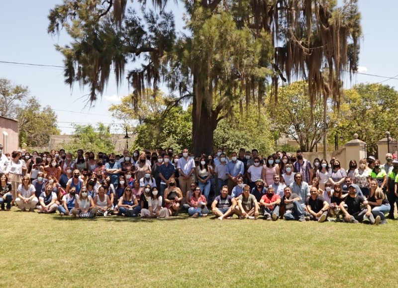 La Municipalidad de San Antonio de Areco realizó un festejo junto con los trabajadores de las distintas áreas. 