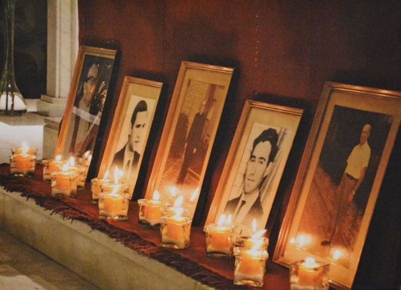 La comunidad local recuerda al militante arequero asesinado durante la última dictadura cívico militar.