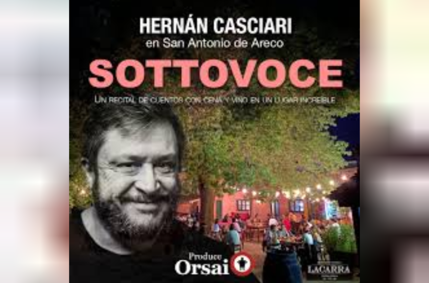 El escritor se presentará los sábados de noviembre en el Restaurant Lacarra.