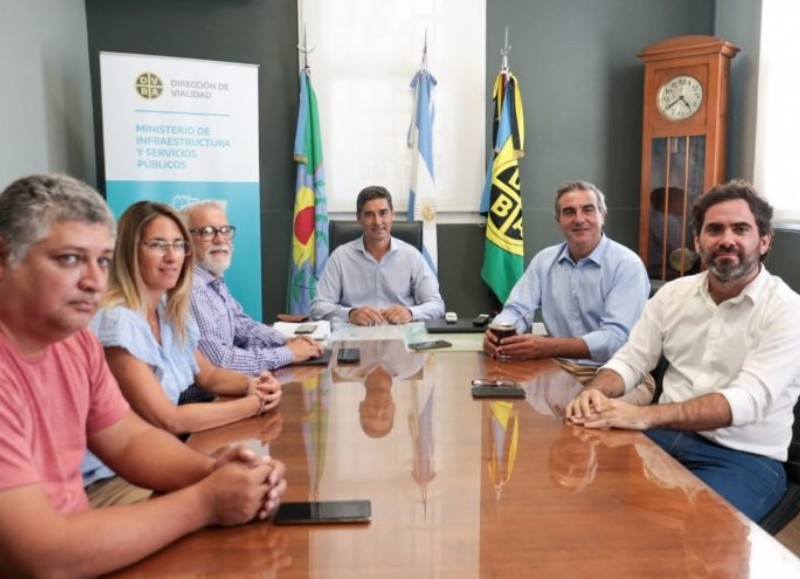 El senador Durañona se reunió con el Administrador General de Vialidad de la provincia, Hernán Y Zurieta.
