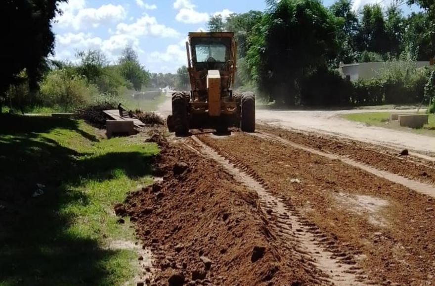 Continúa el trabajo sobre la calle Petrilli