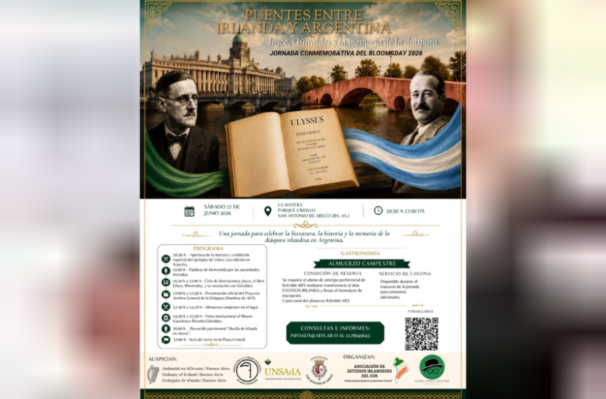 Jornada sobre los vínculos entre Irlanda y Argentina