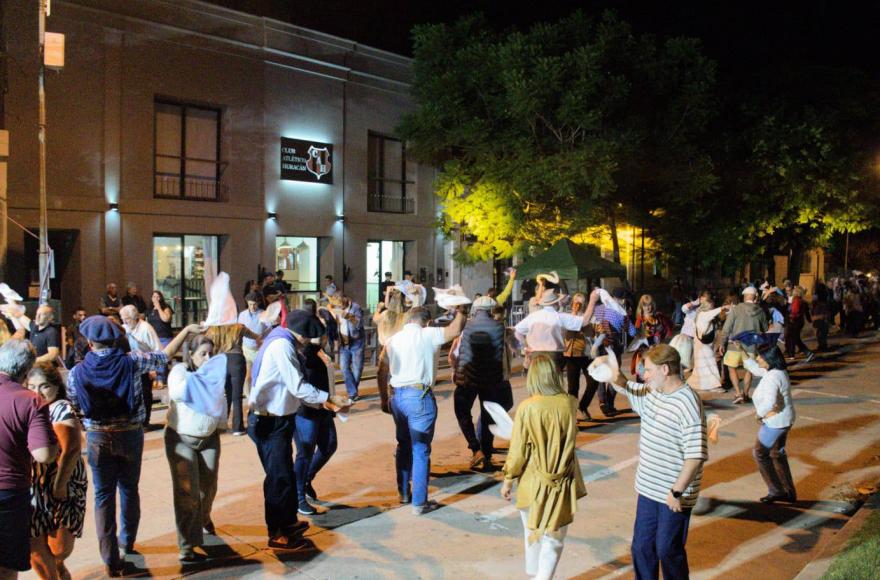 El festejo se extendió por varias horas.