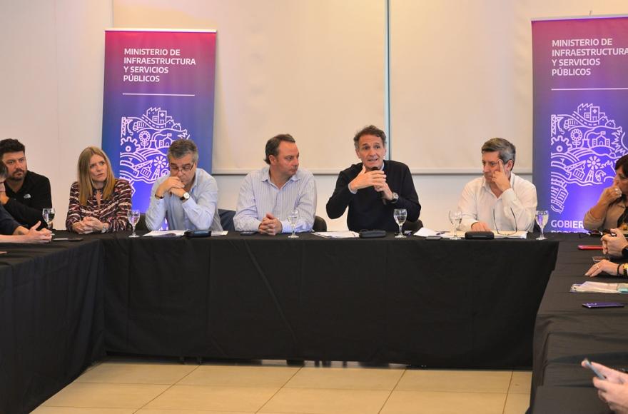 Katopodis presentó los avances de la obra de Adecuación del cauce del río Areco