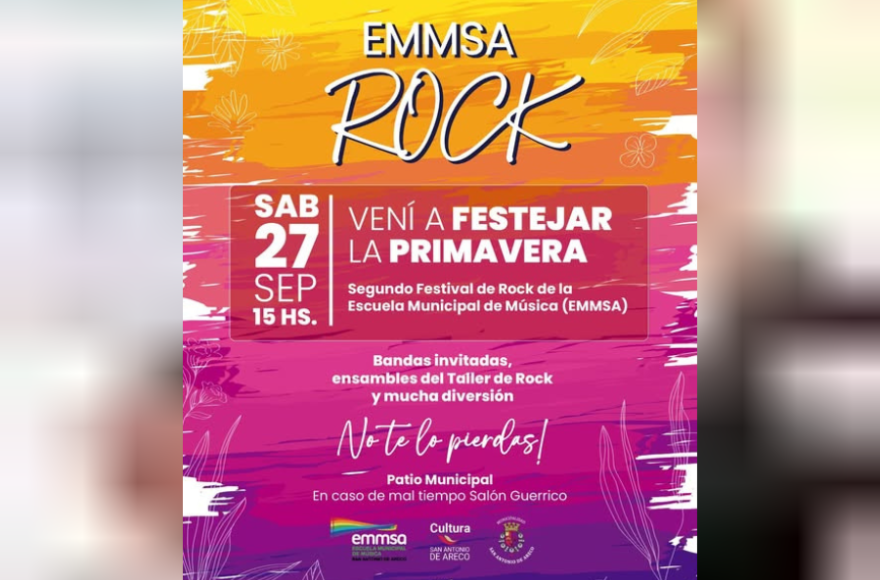 El evento se desarrollará el próximo sábado 27 de septiembre desde las 15 horas.