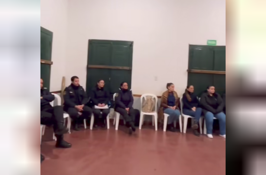 La capacitación estuvo destinada a agentes de seguridad.