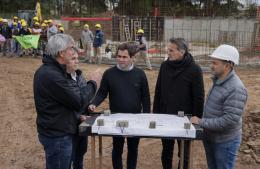 En San Antonio de Areco, Katopodis recorrió obras viales y de saneamiento