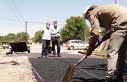 Continúan repavimentando zonas de la ciudad