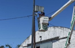 Trabajos de seguridad: la comuna arregló las cámaras ubicadas en Quetgles y Rivadavia