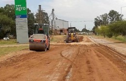 Siguen las obras en la ciudad: continúa la reparación integral de la colectora de Ruta Nacional 8