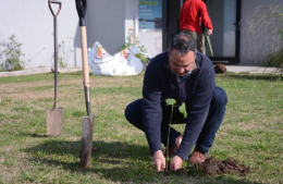 Jornada de reforestación en el Parque Industrial