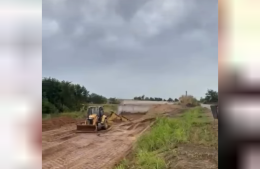 Comenzaron los trabajos para adaptar el nuevo puente de la Ruta 41