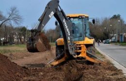 Sanear construye nuevos desagües pluviales en el Barrio Municipal