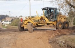 El municipio visitó la obra de la Plaza de Villa Lía