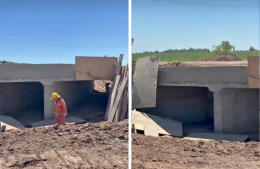 Qued&oacute; habilitado el puente de acceso a Villa L&iacute;a