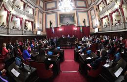 Los senadores provinciales de UxP mostraron su malestar ante la no repartición de comida del Gobierno de Milei