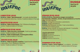 Vacaciones de invierno en Duggan: una semana de juegos, talleres y espectáculos