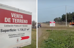 Licitan la venta de un terreno