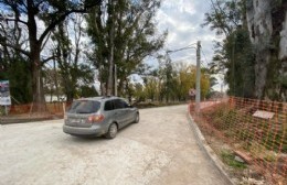 Avanzan las obras sobre la calle Zapiola