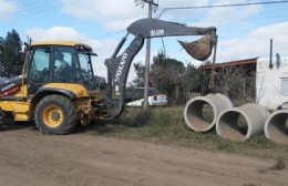 La Municipalidad avanzó en una nueva obra para el arreglo de la calle de Villa Lía