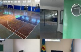 Refacciones en el Gimnasio Municipal Santiago Lujan Saigós