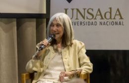 Invitada por la UNSAdA, María Kodama presentó su primer libro en Areco